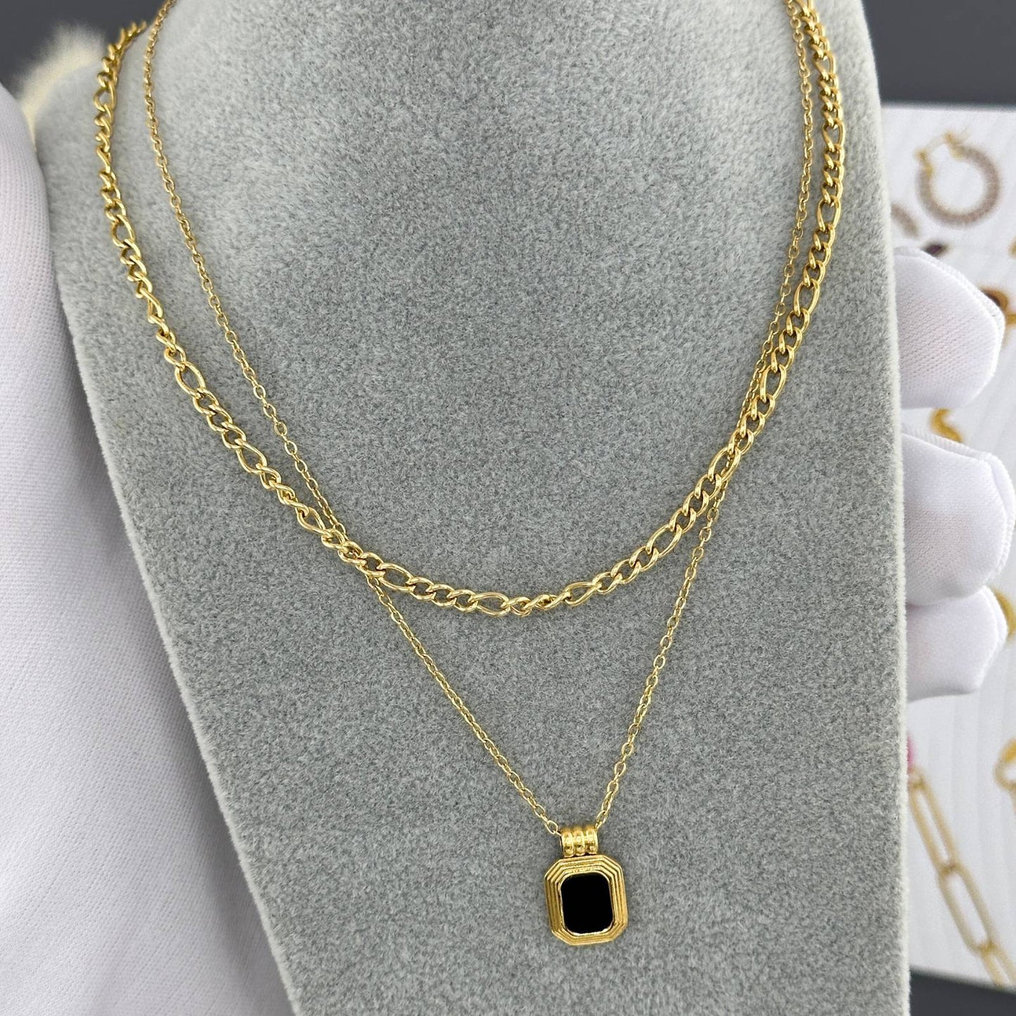 18K gold plated Stainless steel necklace