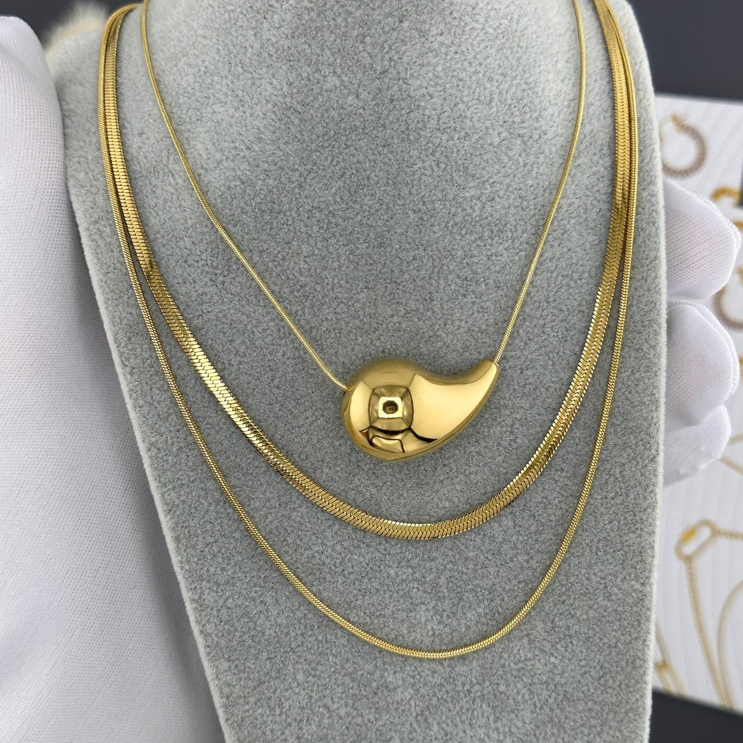 18K gold plated Stainless steel necklace