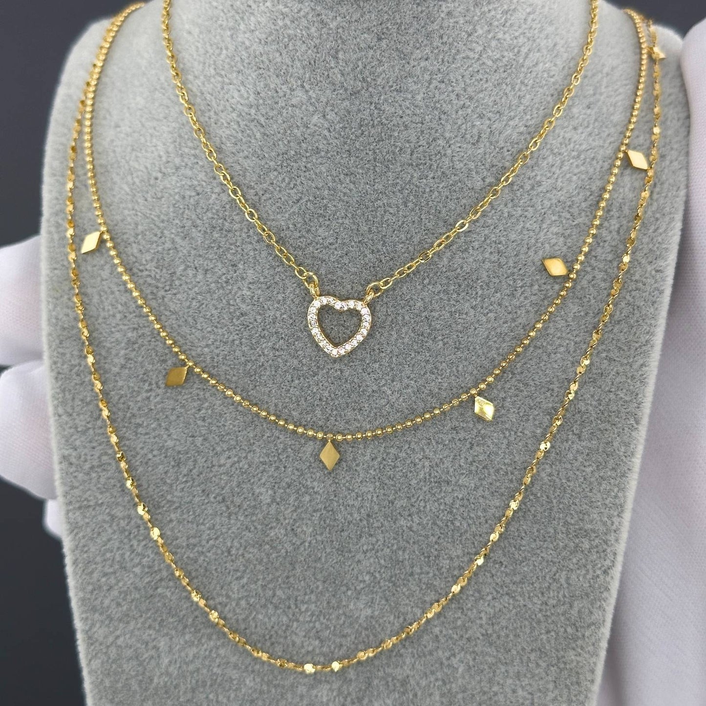 18K gold plated Stainless steel necklace