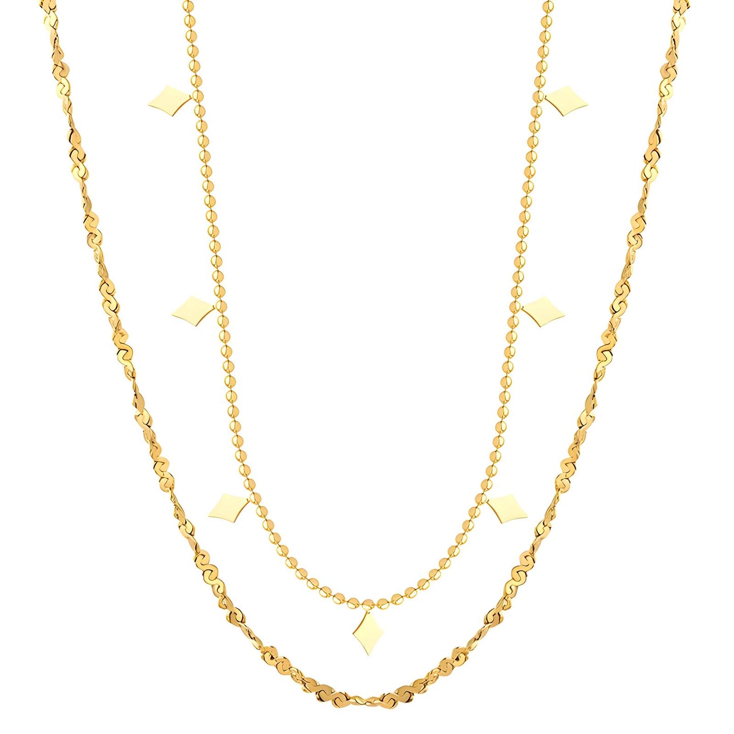 18K gold plated Stainless steel necklace