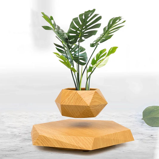 floating magnetic plant pot-brown(plant not included)